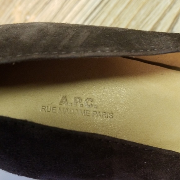 A.P.C. Brown Suade Shoe - Picture 7 of 9